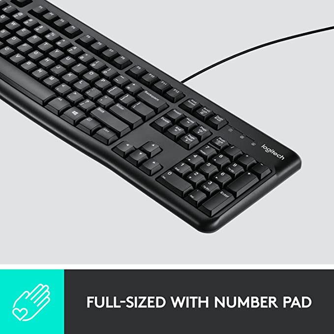 Logitech MK120 USB Keyboard and Optical Mouse Combo (English/Arabic Layout), TDRA, Official Warranty - Image 4