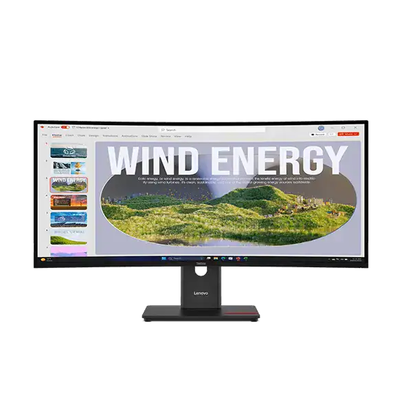 ThinkVision T34WD-40 34 inch Ultrawide QHD Curved Monitor