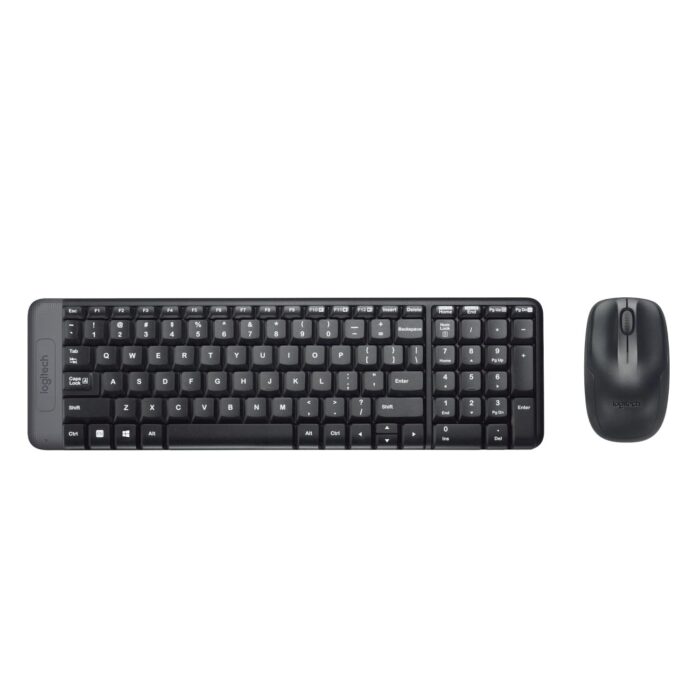 Logitech MK220 Wireless Combo (Black) - English/Arabic (920-003160),TDRA