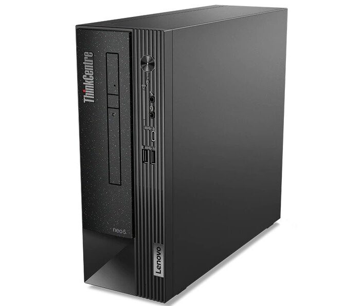 Lenovo ThinkCentre neo 50s SFF Desktop Computer, Intel Core i7-12700 4.9GHz, 8GB RAM 1TB SSD, Intel UHD Graphics 770, DVD±RW, USB Calliope ENG-ARB K/B & Mouse, DOS, Black |