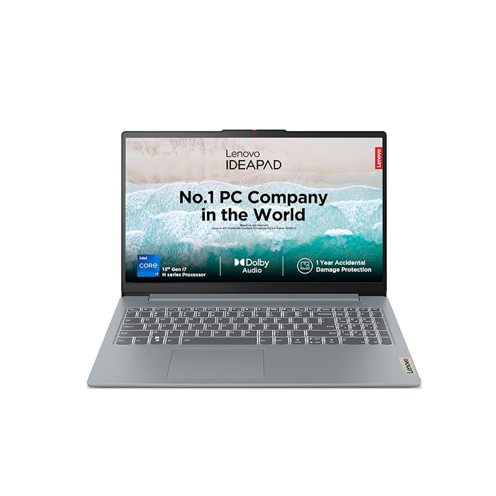 LENOVO LAP IdeaPad Slim 3 15IRH10 i7-13620H 16GB 512GB SSD SHARED DOS 15.3 NON-TOUCH BACKLIT LUNA GREY  (TDRA) LENOVO OFFICIAL WARRANTY