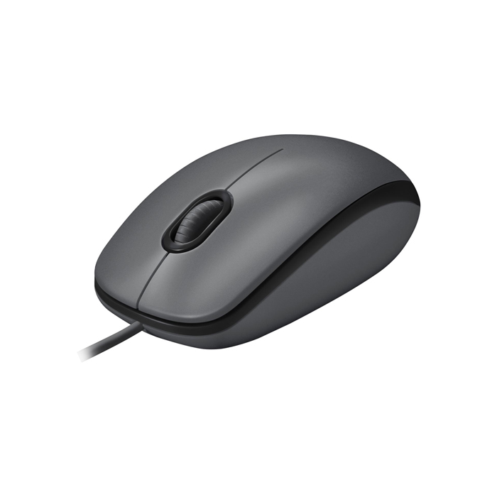 LOGITECH M90 Corded Mouse - GREY - USB - EWR2